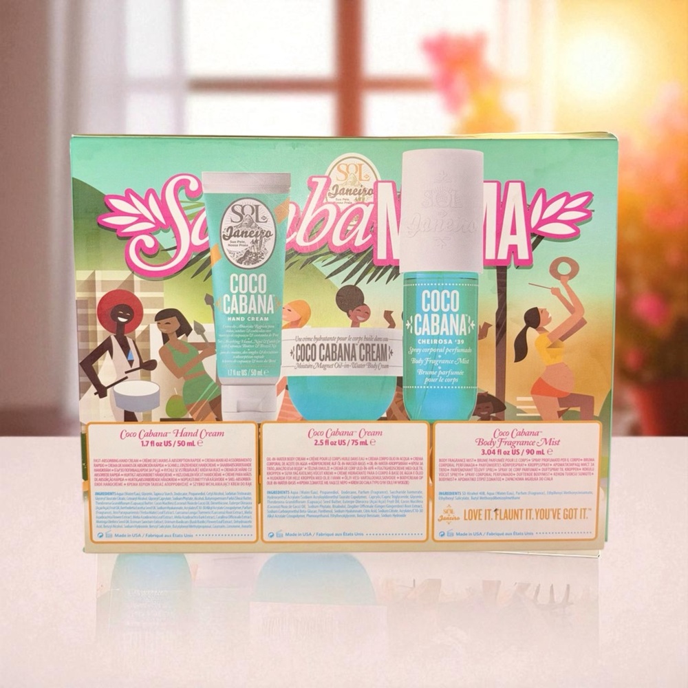 ⚫️ Sol de Janeiro Samba Mama Set Coco Cabana CHEIROSA 39 Fragrance Hand Cream - Picture 3 of 7